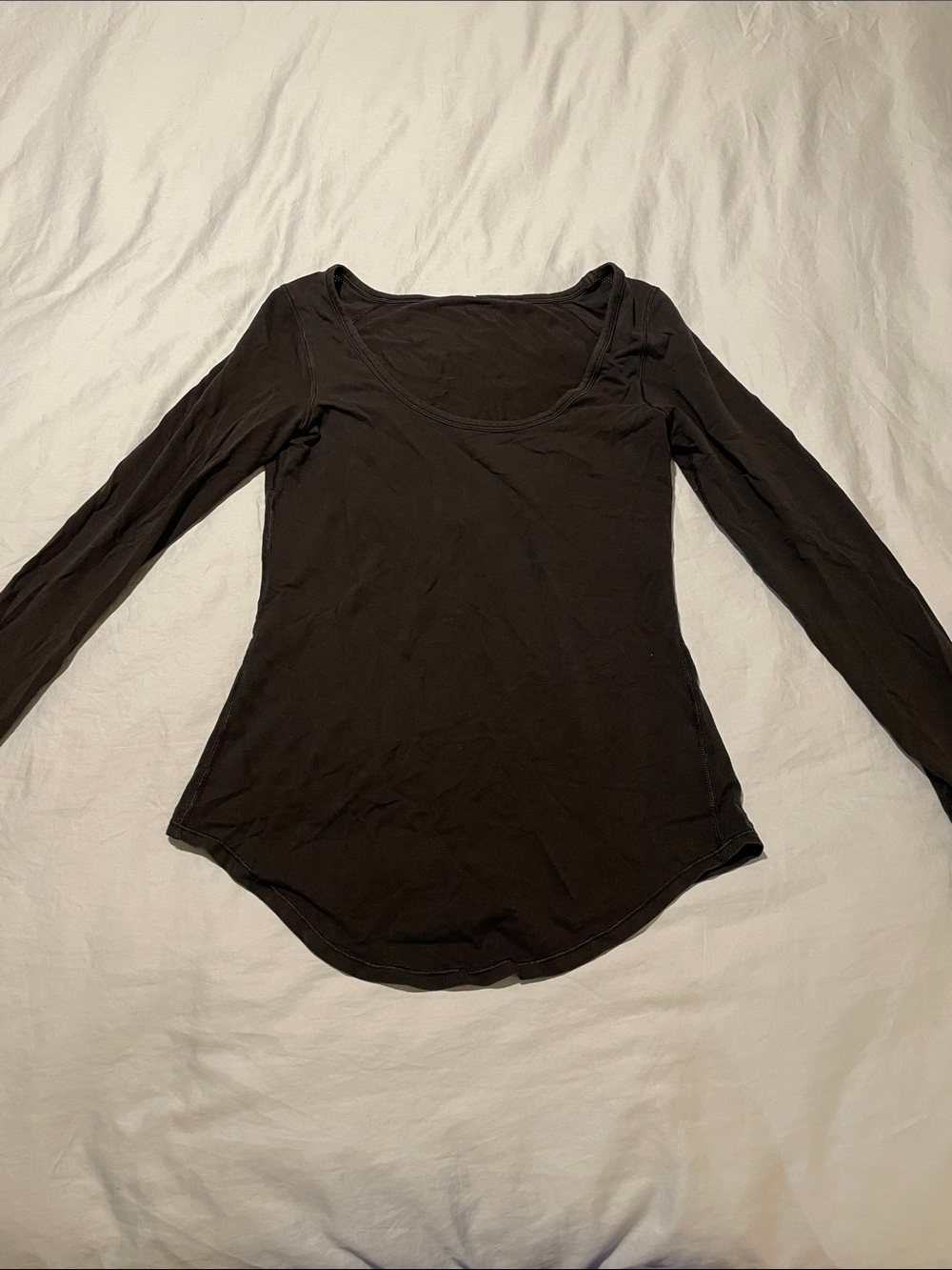 Lululemon Women’s Black Long-Sleeve Scoop Neck Top